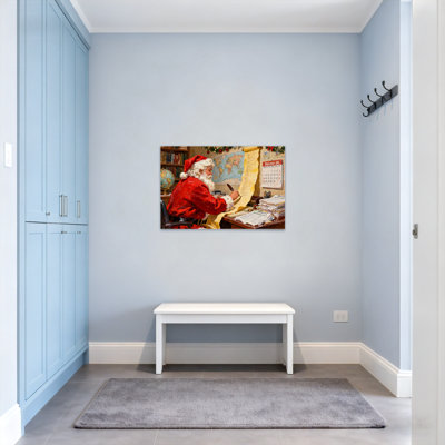 Liste de Noël du père Noël au bureau