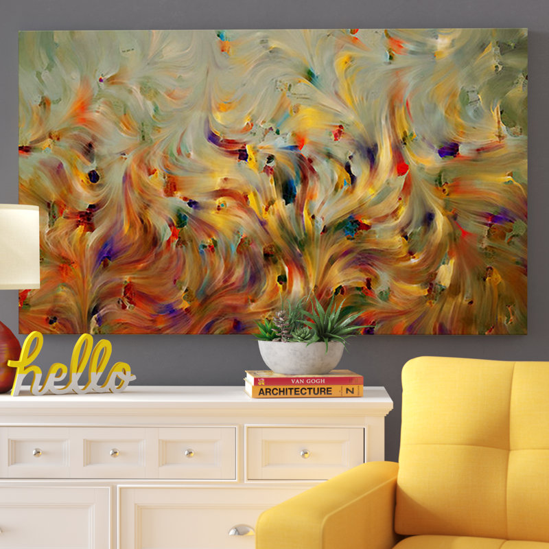 " Faith, Not Emotion " by Mark Lawrence, 24" H x 40" W x 1.5" D, Wrapped Canvas