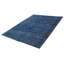 Tapis bleu foncé en laine noué à la main de conception unique 9 pi 1 po x 11 pi 10 po