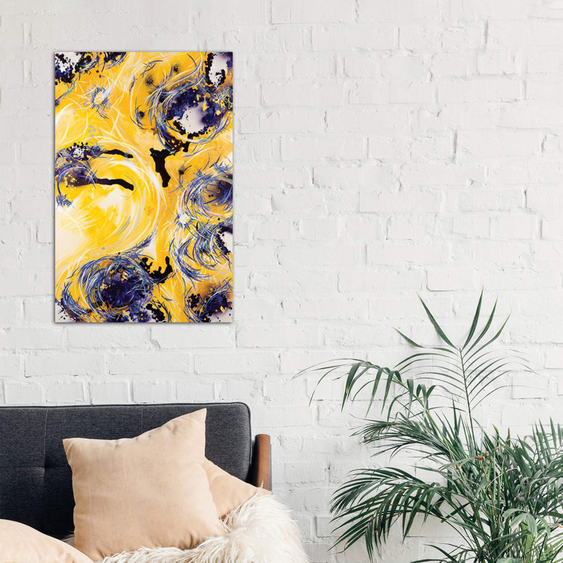 'Light of the Shadow Caster' Painting Print on Wrapped Canvas, 101.6 cm H x 66.04 cm W x 3.175 cm D