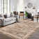 Oriental Machine Washable Area Rug Non-Slip Indoor Carpet Non-Shedding Floral Rug for Living Room Bedroom Dining Room Hallway Kitchen Office Playroom Nursery