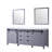 Marsyas 80 in W x 22 in D Double Bath Vanity and 30 in Mirrors-113388994-113388993