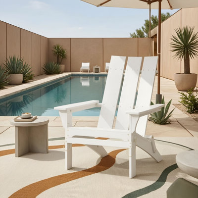 Chaise Adirondack pliable avec accoudoirs