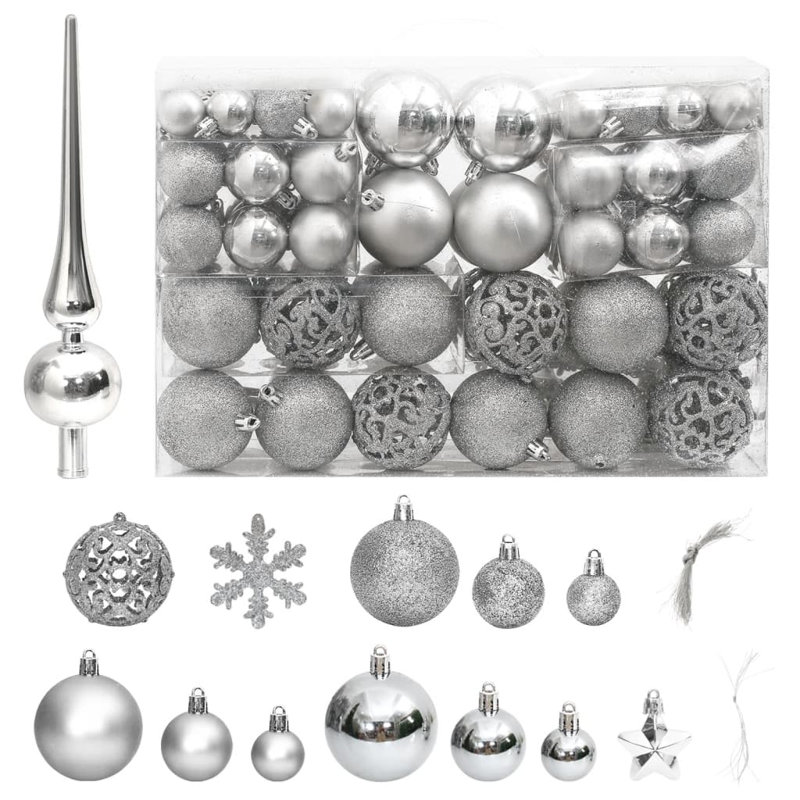 Christmas Christmas Bauble, Silver