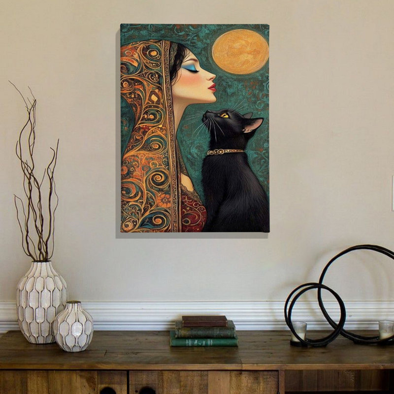 Superbe peinture sur toile décorative de 19,7 po x 27,6 po | 100% toile avec cadre 100% bois (épaisseur: 0,8 x 1,2 pouces) | Parfaite pour le salon, la chambre à coucher ou le bureau, cette œuvre d'art élégante convient à tout espace