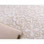 Tapis contemporain de couleur blanche-285036588