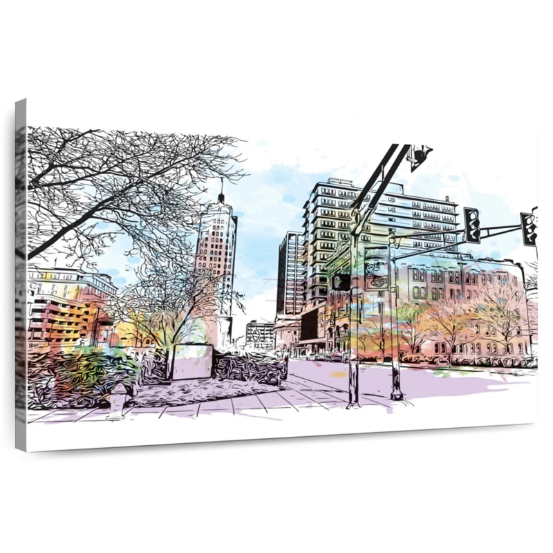 Rorry Fort Wayne Traffic Lights, 16" H x 24" W