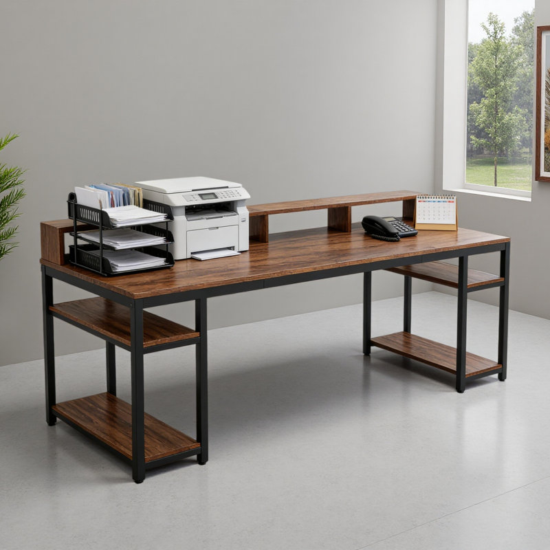 Two Person Computer Desk,Office Desk,Writing Desk