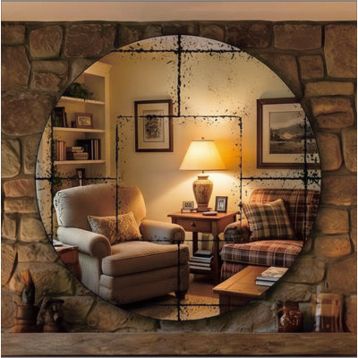 Wall-Mounted Mirror Versatile Home Decor Ideal For Bedrooms, Living Rooms, Dining Rooms, Fireplaces, Foyers, And More