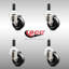 Ensemble de roulettes extensibles en caoutchouc dur-92141432