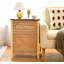 Dulles 48cm W Manufactured Wood Bedside Table-1942630309