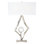 Abstract Lamp w/6" Crystal Sphere