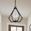Buckeys 3 - Light Steel Dimmable Geometric Chandelier-61297488