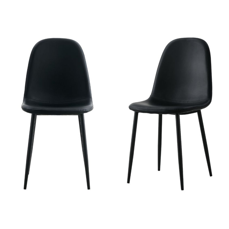 Chaise d'appoint Jomarion, Noir