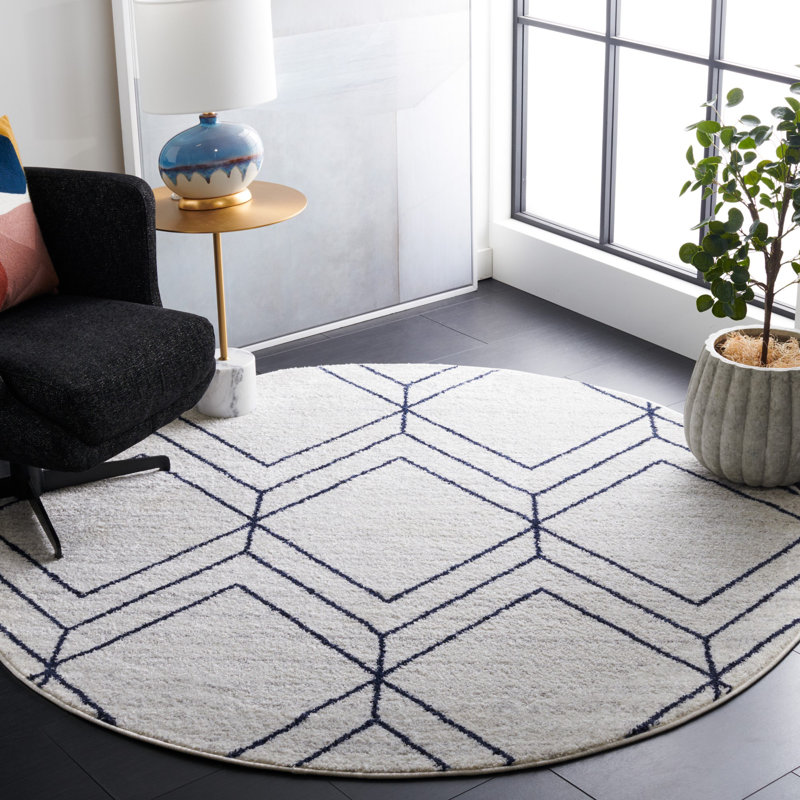 Seidman Performance Geometric Rug, Runner 2'6" x 6'