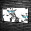 Giraffe With Glasses - No Frame Print on Canvas