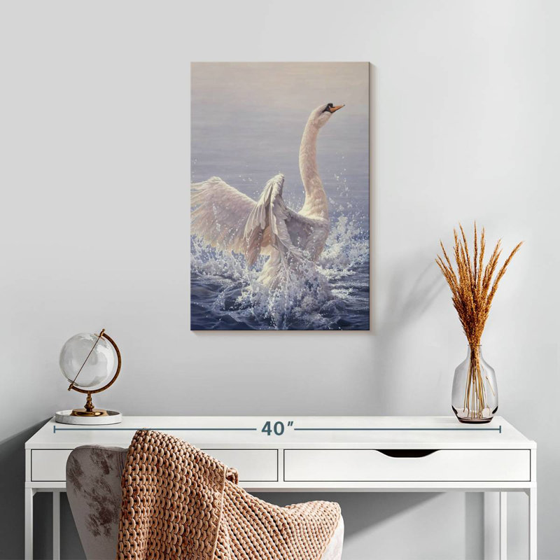 Cygne sourd Brampt, H 24 po x l 16 po