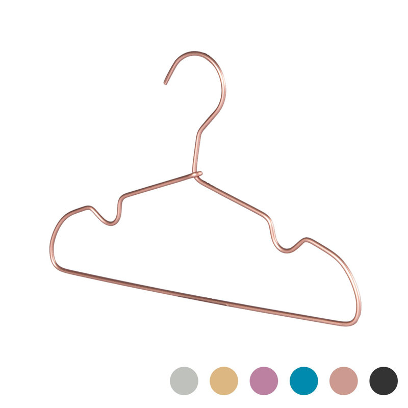 Harbour Housewares - Metallic Children's Coat Hanger, Copper