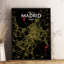 « madrid city map », reproduction d’impression sur affiche en contraste-31735724