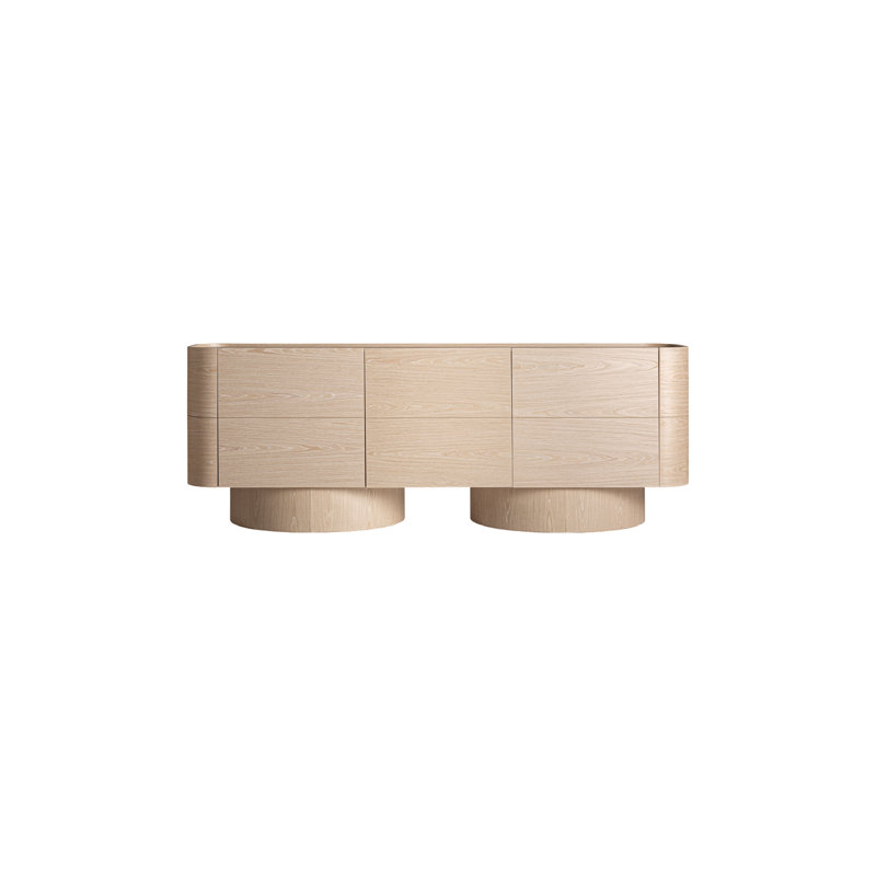 87'' Solid Wood Sideboard