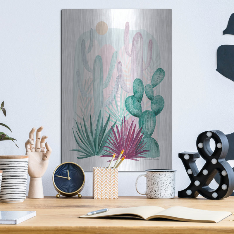 «Cactus Summer» par Rachel Nieman, H 16 po x l 12 po