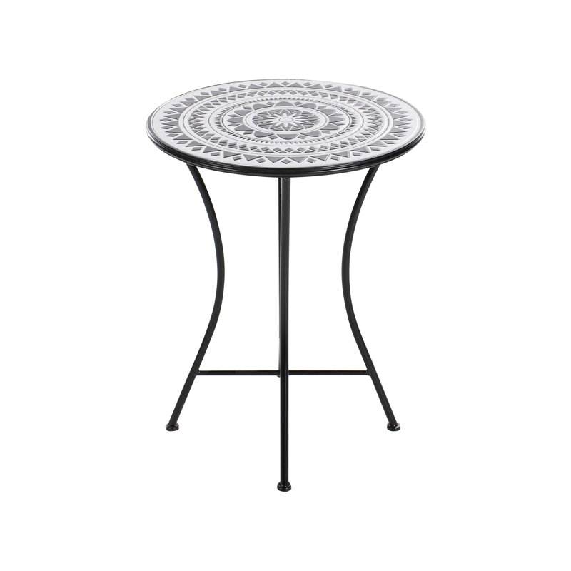 Kunkle Round Metal Outdoor Bistro Table , 60cm cm W 60cm cm D