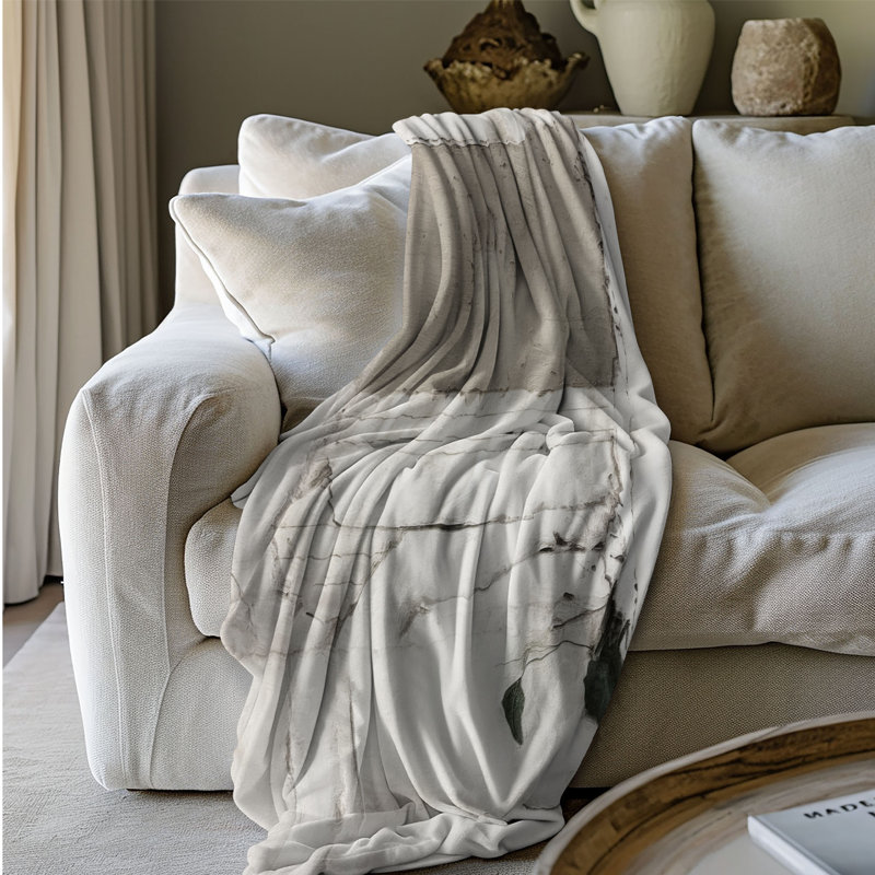 Botanic Blend Brilliance - 1 Piece Premium Sherpa Blanket, L 60 po x L 80 po