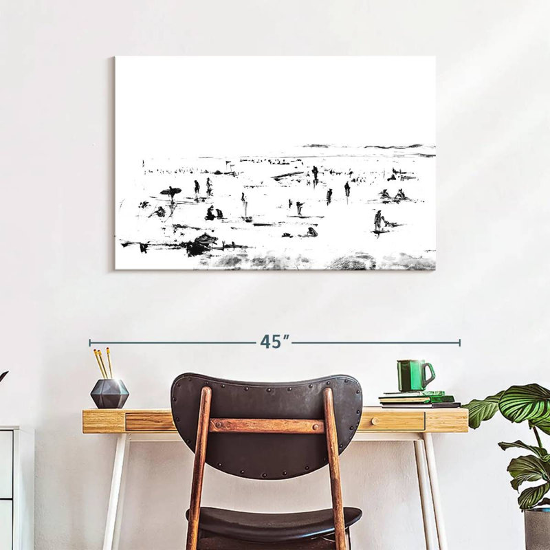 Avery Beach People, 26" H x 39" W