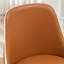 48cm H Upholstered Parsons Chair in Black-628589382