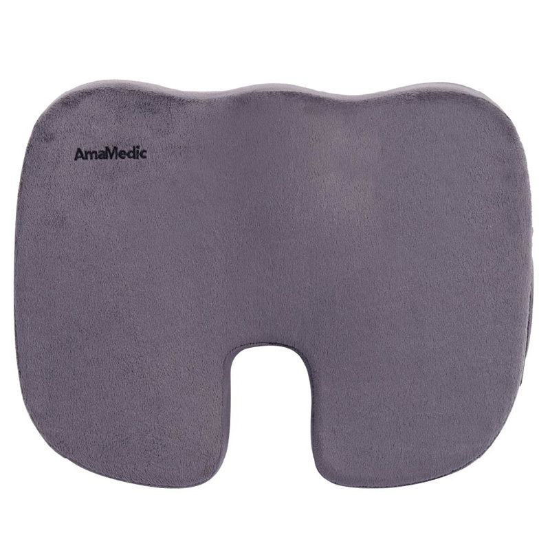 Coussin de siège en filet Amamedic, Gris
