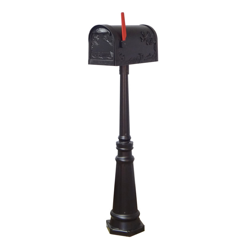 Hummingbird Aluminum Post Mounted Post box