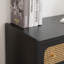 Commode pour chambre à coucher, commode à 6 tiroirs, armoire à tiroirs avec rangement au sol pour bureau personnel, commode à tiroirs en rotin avec 6 tiroirs-101767142