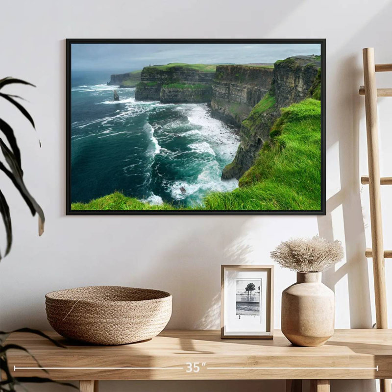 Hannes Windy Cliffs Of Moher, 17" H x 25" W