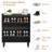 Shoe Cabinet with 2 Flip Drawers, Wooden Shoe Organizer with Adjustable Shelf, Shoe Storage for Entryway, Hidden Shoe Cabinet for Hallway, Living Room-480499864