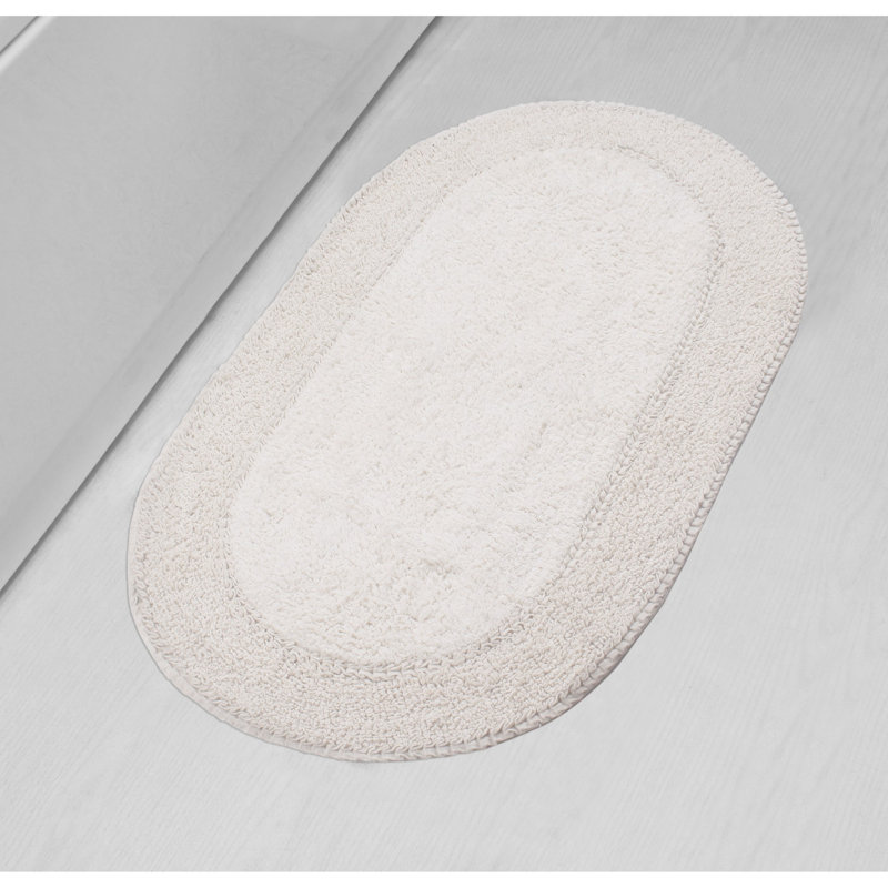 Yinka Bath Rug, Ivory, 24" W x 40" L