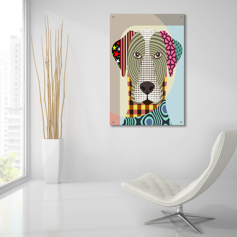 «Great Dane Dog» par Lanre Adefioyue, H 36 po x l 24 po x P 0,2 po