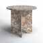 Table sculpturale en marbre avec base emboîtable-121780448