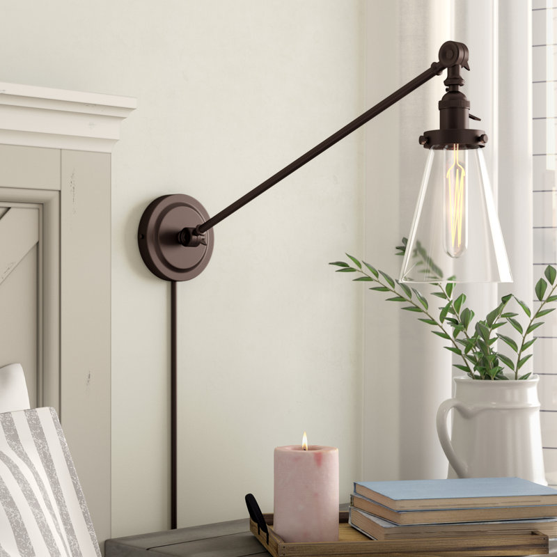 Martucci Swing Arm Sconce, Oil Rubbed Bronze