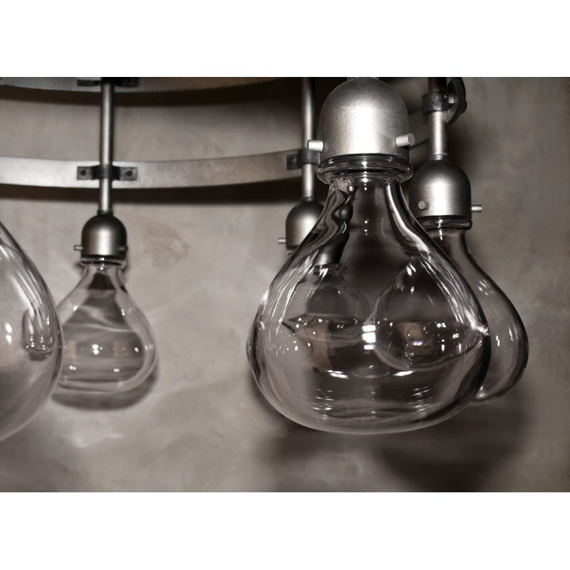 8 - Light LED Pendant, Clear