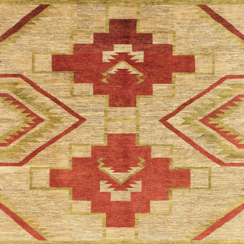 Tapis abstrait moderne 1808, Carré 6 pi