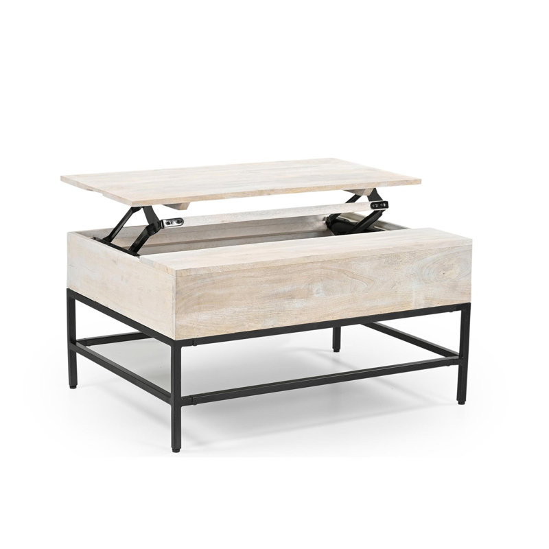 Table basse à plateau relevable, Blanchies
