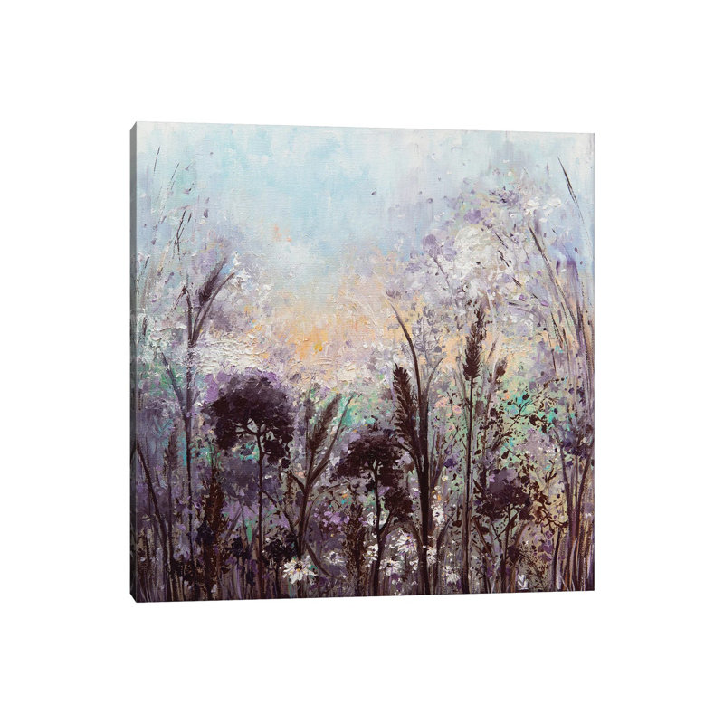 Spring Meadow 1 Piece Painting on Canvas, 45.72 cm H x 45.72 cm W x 1.91 cm D, Wrapped Canvas