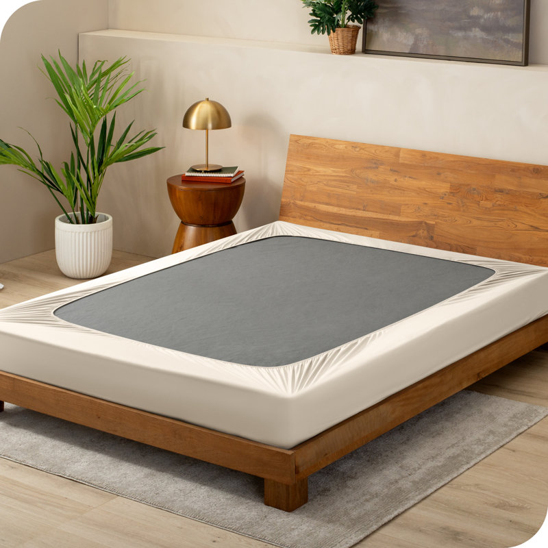 Housse de sommier enveloppante, Sable, Grand