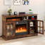 TV Stand Cabinet with 2000W Electric Fire, Suitable for TVs up to 50", 10 Flame Colours-1676240871