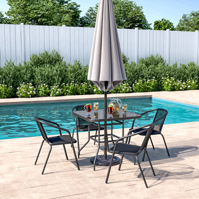 Katia 4 - Person Patio Dining Set with Square Table