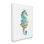 Doux ombre hippocampe rayé, sac de plage, animal aquatique par Lanie Loreth - Peinture