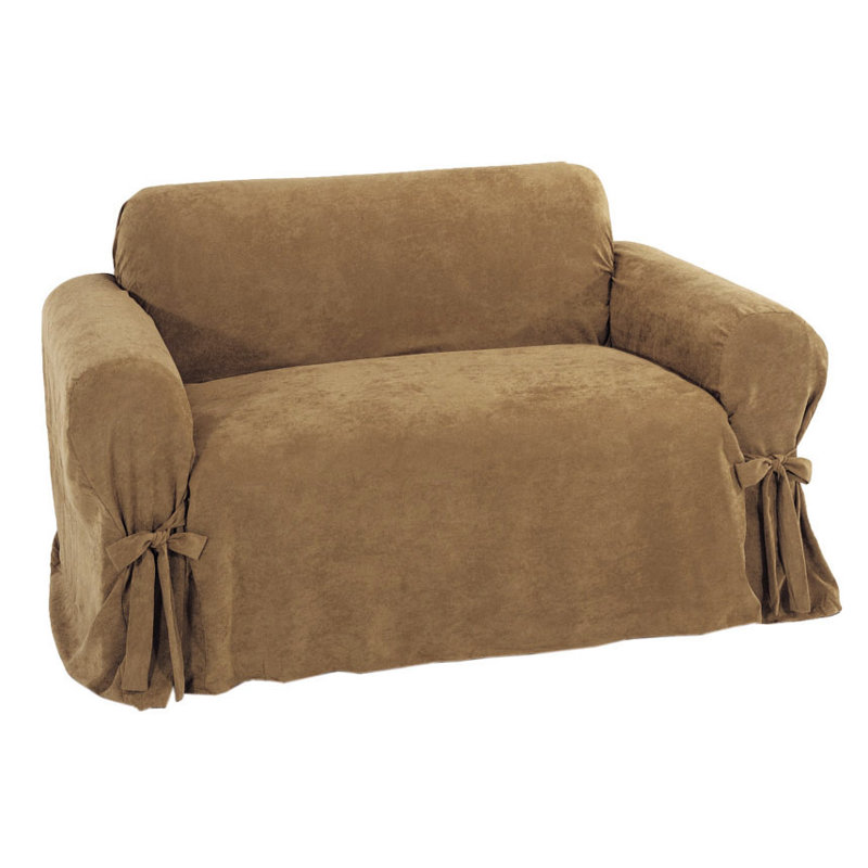 Housse pour causeuse à coussins carrés/rectangulaires, Cappuccino