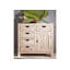 Solid Wood 90 cm W Chest of 5 Drawers