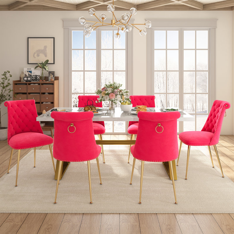 Ensemble repas pour 6 personnes Magallanes, Rose
