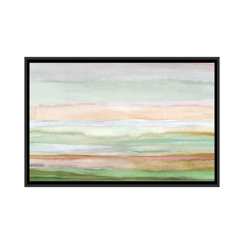 « poursuite », impression sur toile, H 32 po x l 48 po x P 1,5 po, Toile avec cadre noir, Pas de tapis